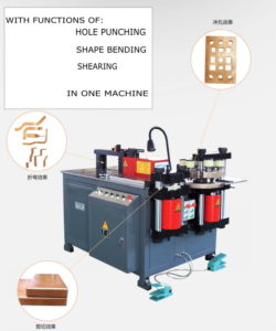 Three station multi functions bus bar making machine Structure and Components